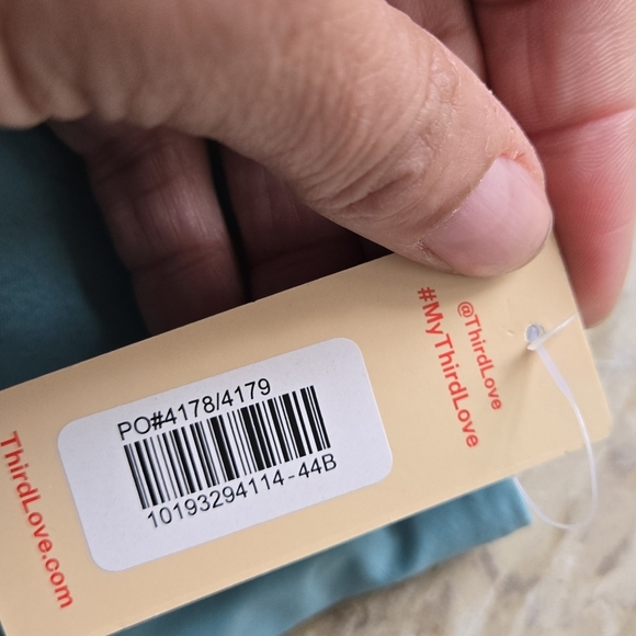 Blue Underwire Bra 44B NWT - Picture 6 of 7